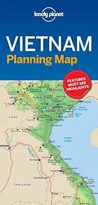 Lonely Planet Vietnam Planning Map By Lonely Planet (2018) • £6.84