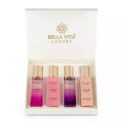Bella Vita Organic Woman Eau De Parfum Gift Set 4X20 Ml For Women With Date • $34.35