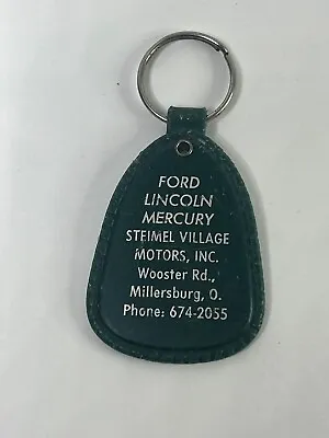 Vintage Ford Lincoln Mercury Advertising Keychain. Green Plastic • $14.99