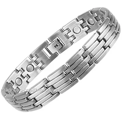 Mens Magnetic Health Bracelet Carpal Tunnel Bangle - Arthritis Pain Relief 240 • £14.99