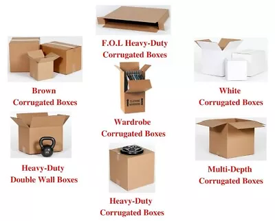 18 - 23  Corrugated Boxes CHOOSE YOUR SIZE Shipping/Moving Boxes • $67.19