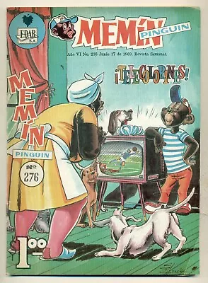 MEMIN PINGUIN #276 Telecolorines Mexican Comic 1969 • $9