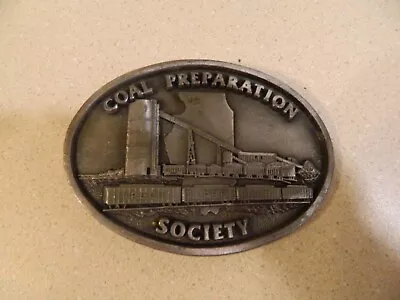 1987 Coal Preparation Society Of Illinois Belt Buckle Limited Edition 1 Of 200 • $54.95