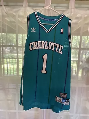 Muggsy Bogues #1 Charlotte Hornets Jersey XL. 91-92 • $35