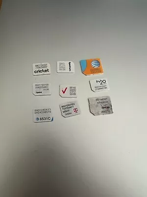 T-Mobile / AT&T / Sprint / Verizon NANO Sim Card 4G LTE TEST BYPASS TESTING • $6