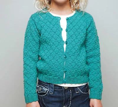 KNITTING Pattern-Childs Textured Cardigan- Fits Ages 2-10 Years • £2.15