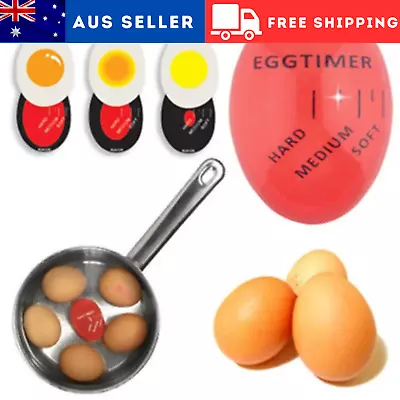 Perfect Boiled Eggs By Temperature Kitchen Helper Colour Changing Egg Timer • $7.50