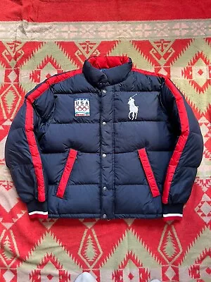 Team USA Olympic Vancouver 2010 Opening Ceremonies Jacket - Ralph Lauren M/L • $249.88