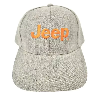 JEEP Snapback Hat Cap Gray Adjustable 100% Polyester  • $15.95