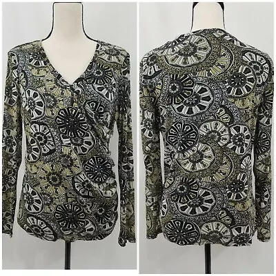 Philosophy By Republic Sheer Long Sleeve Blouse Size 1X • $12.99