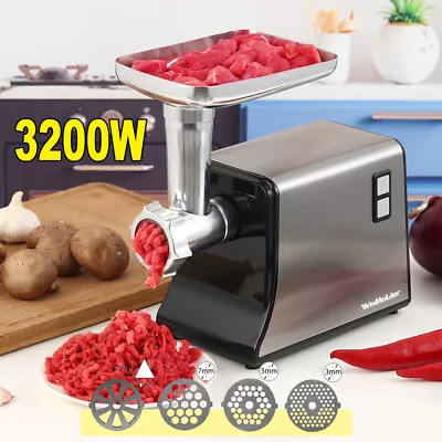 3200W Electric Meat Grinder Large Commercial Sausage Maker Filler Mincer Stuffer • $71.99