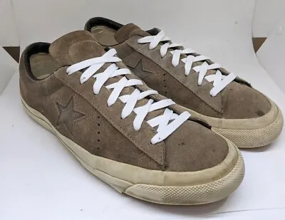 $85 • Buy Converse John Varvatos One Star Ox Distressed Shoes Sneakers Size 10