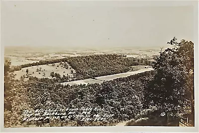 Real Photo RPPC:View From Table Rock Backbone Mountain MD Alleghenies. 1940s. • $3.38