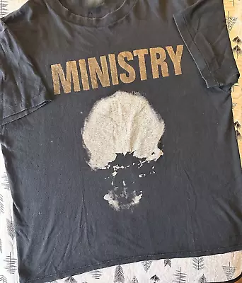 Vintage 1991 Brockum MINISTRY T Shirt Size S-4XL • $15.99