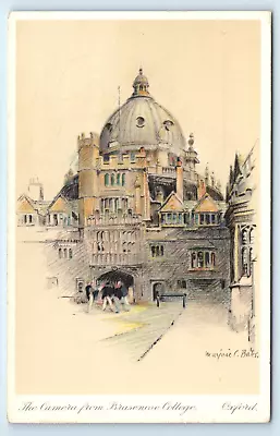 Postcard Marjorie C Bates - The Camera From Brasenose College - Oxford Artist • £2.99