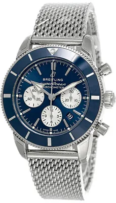 Breitling Superocean Heritage Ii 44mm Chrono Ss Men's Watch Ab0162161c1a1 • $6920