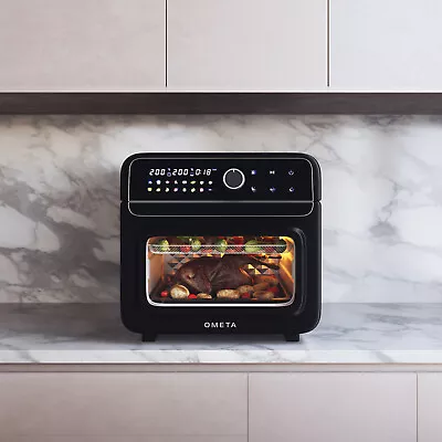 Ometa 28L Air Fryer Oven Toaster Oven With Rotisserie Spit Counter Top Oven • £119.99