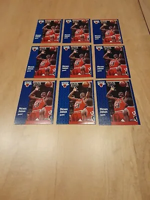 FLEER 1991 MICHEL JORDAN (9 Repeat Cards) • $23