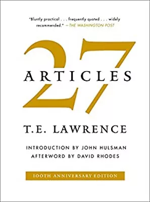 27 Articles Hardcover T. E. Lawrence • $5.76