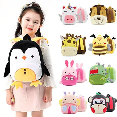 Baby Toddler Kid Children Boy Girl 3D Cartoon Animal Backpack School Bag Unisex • $17.85