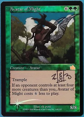 Avatar Of Might FOIL Prophecy NM ARTIST ALTERED SIGNED CARD (409613) ABUGames • $51.99