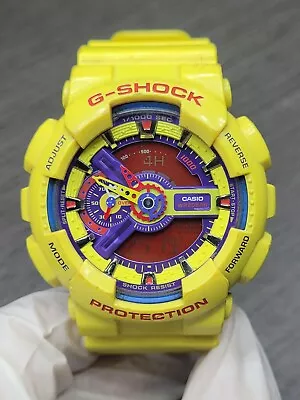 C Asio G-Shock GA-110A-9 Hyper Colors Yellow Watch Module 5146 GA-110A • $89.99