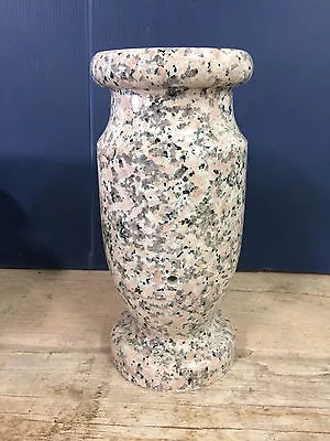 Tropical Sunrise Granite Stone Monument Vase Gravestone Memorial Flower 12x5.5-A • $150
