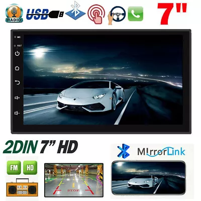 Car Stereo Radio Multimedia Player 7  2DIN Android 11 FM Touch Screen Head Unit • $64.79