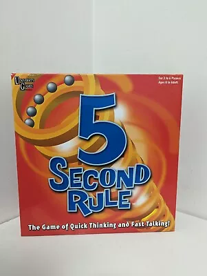University Games 5 Second Rule Board Game • $27.94