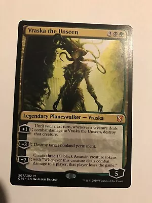 Vraska The Unseen Commander 2019 NM Mythic Rare MAGIC Card MtG Planeswalker • $2.25