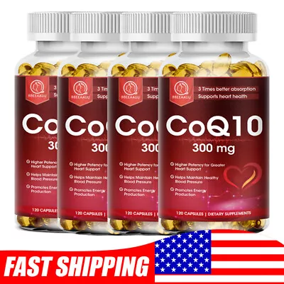 Coenzyme Q-10 300mg Antioxidant Heart Health Support Increase Energy & Stamina • $13.86