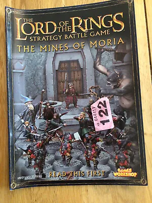 Games Workshop Lord Of The Rings Mines Of Moria Read This First Booklet • £25