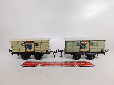 DQ413-0 5 #2x Bing GB Gbn Gauge 0 Sheet Metal Freight Car From Munich Kamat 200 • $136.64