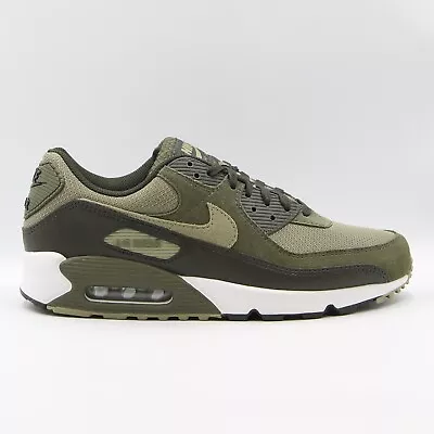 Nike Air Max 90 Mens Sneakers Cushionned Running Shoes Olive Green DM0029 200 • $119.99