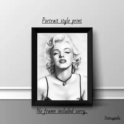 £3.50 • Buy Marilyn Monroe A4 Print Picture Poster Wall Art Home Decor Gift New