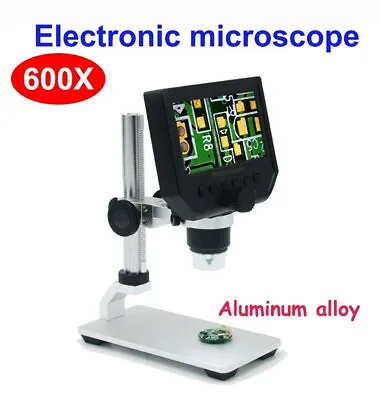 Microscope Electronic Digital 600x 4.3 Portable Lcd Led Magnifier Video Monitor • $23.22