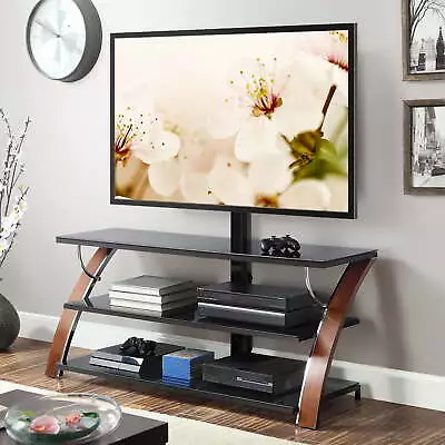 Payton 3-in-1 Flat Panel TV Stand For TVs Up To 65  Brown Cherry • $139.85