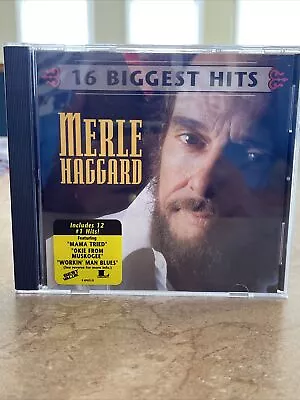 16 Biggest Hits By Merle Haggard (CD Jul-1998 Epic/Legacy) • $6.60