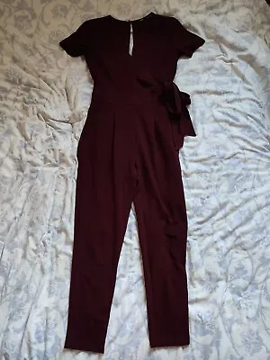 Sportsgirl Size 8 Maroon Jumpsuit • $20