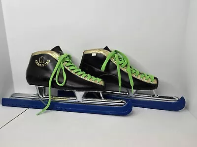 Vintage Immanual Sports High Speed Ice Skates 250 M/m AS IS • $35