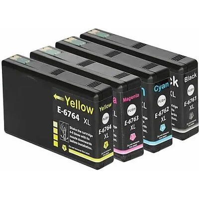 4x Generic Ink Cartridges 676 676XL For Epson WorkForce Pro WP-4530 WP-4540 • $17.30