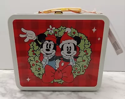 NEW Funko Disney 100 Holiday Collection Metal Lunchbox W/ Mickey Minnie & Pluto • $20