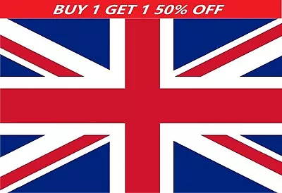 Large Union Jack Flag 5ft X 3ft (150cm X 90cm) Great Britain National Flag Team • £3.95