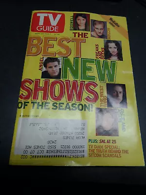Tv Guide Best News Shows Sept 25 1999 (PV) • $11