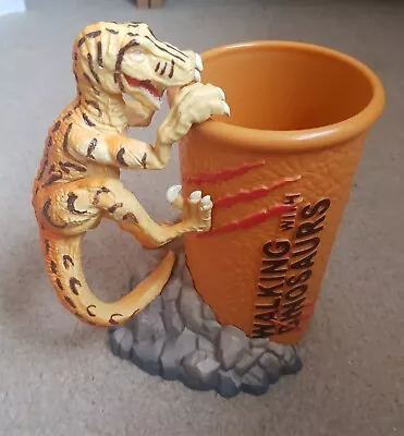 Walking With Dinosaurs Cup Areana Spectacular Tour Velociraptor Plastic OOP • £6.50