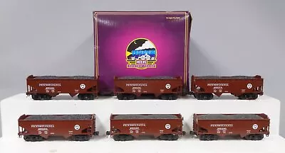 MTH 20-90326 O Pennsylvania 2-Bay Offset Hopper Car Set (Set Of 6) EX/Box • $228.99