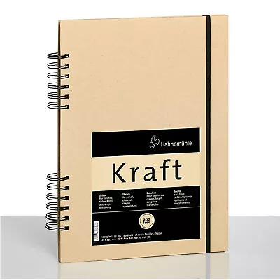 Hahnemuhle A4 160pgs Spiral Sketch Book Kraft Journal Mixed Media Art Sccrapbook • $28.96