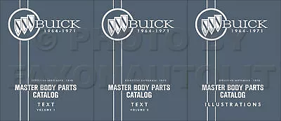 Buick Master Body Parts Book Illustrated 1971 1970 1969 1968 1967 1966 1965 1964 • $119