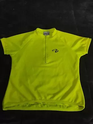 TREK Cycling Bicycle Stretch Jersey 1/2 ZIP Shirt  Rear Pocket  Size SUSA • $13.99