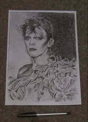 David Bowie  Ashes To Ashes  Scary Monsters  Album   Original Art • £15